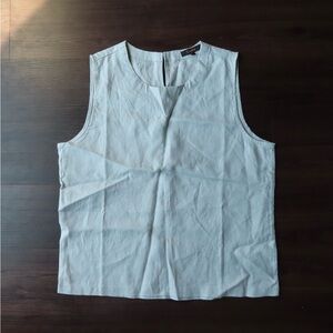 Quince Linen Mist Gray Tank Top